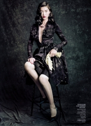 Liu Wen Для Vogue China сентябрь 2010