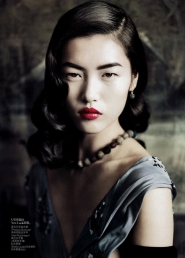Liu Wen Для Vogue China сентябрь 2010