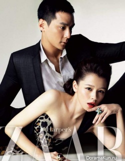Vivian Hsu & Daniel Wu для Harper’s Bazaar China February 2010