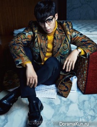 Big Bang (T.O.P) для Harper’s Bazaar September 2014