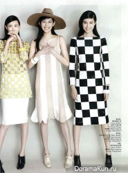 Ming Xi, Shu Pei and Sui He для Elle China March 2013