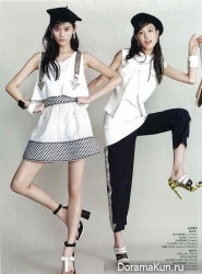 Ming Xi, Shu Pei and Sui He для Elle China March 2013