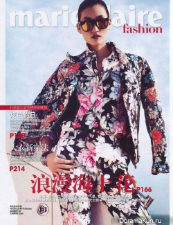 Lina Zhang для Marie Claire China январь 2012