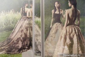 Ling Ling Kong,Tian Yi и Qin Shu Pei для Vera Wang весна-лето 2012