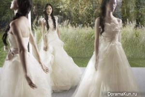 Ling Ling Kong,Tian Yi и Qin Shu Pei для Vera Wang весна-лето 2012