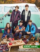 CNBlue и Kang Sora для Bang Bang Осень 2013
