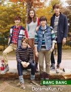 CNBlue и Kang Sora для Bang Bang Осень 2013