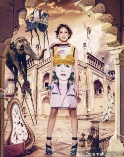 Annie Chen для HARPER’S BAZAAR February 2014