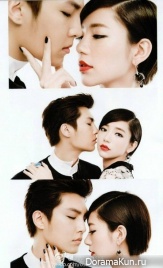 Aaron Yan и Guo Xue Fu для S-POP August 2013
