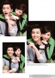 Aaron Yan и Guo Xue Fu для S-POP August 2013