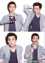 Aaron Yan и Guo Xue Fu для S-POP August 2013