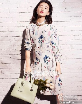 Zhou Dongyu для Cosmopolitan May 2014