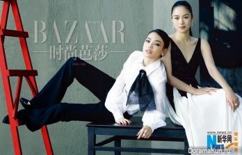 Shu Qi и Zhou Yun для Harper’s Bazaar November 2014