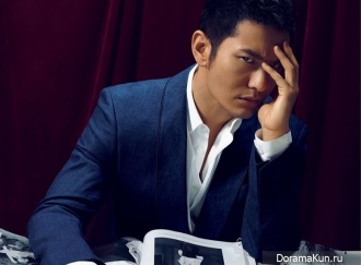 Huang Xiao Ming для Harper's Bazaar April 2015