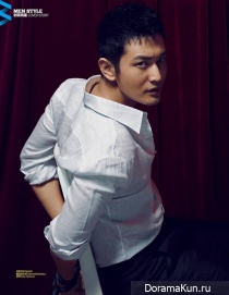 Huang Xiao Ming для Harper's Bazaar April 2015