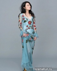 Gao Yuanyuan для Elle December 2015