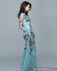 Gao Yuanyuan для Elle December 2015