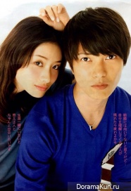 Yamashita Tomohisa и Ishihara Satomi для TV Person November 2015