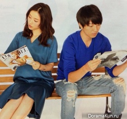 Yamashita Tomohisa и Ishihara Satomi для TV Person November 2015