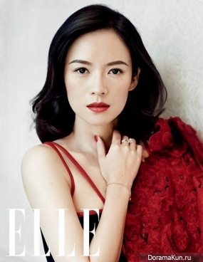 Zhang Ziyi для ELLE December 2014