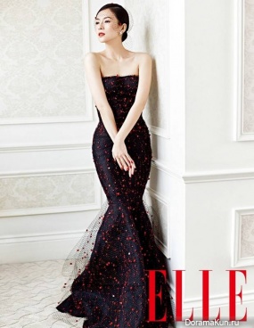 Zhang Ziyi для ELLE December 2014
