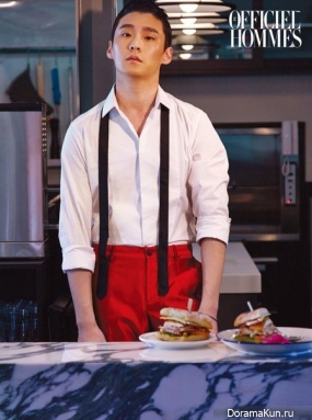 Oliver Chang для LOfficiel Hommes April 2015