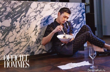 Oliver Chang для LOfficiel Hommes April 2015