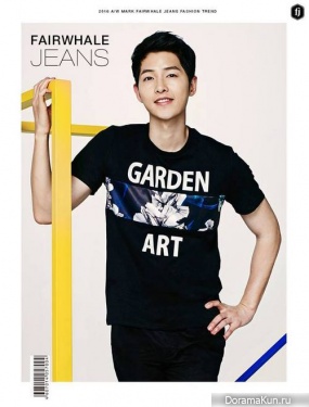 Song Joong Ki для Mark Fairwhale Jeans 2016