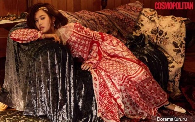 Go Ah Ra для Cosmopolitan December 2016