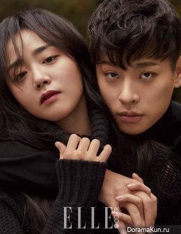 Moon Geun Young и Park Jung Min для Еllе December 2016