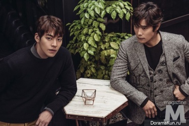 Kim Woo Bin и Lee Byung Hun для M Magazine Vol. 193 Extra Decemer 2016