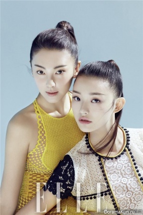 Kitty Zhang, Lin Yun для Elle February 2016