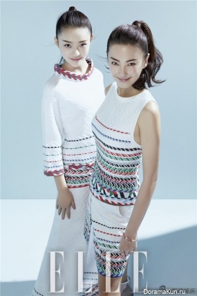 Kitty Zhang, Lin Yun для Elle February 2016