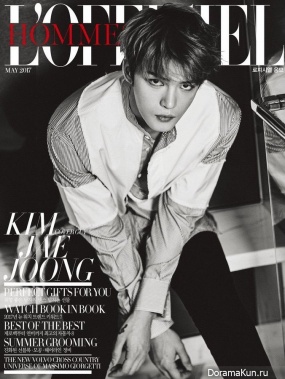 Kim Jae Joong для L'Officiel Hommes May 2017