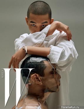 Yoo Ah In для W Korea January 2017