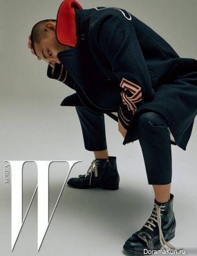 Yoo Ah In для W Korea January 2017