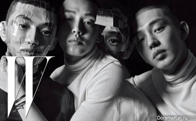 Yoo Ah In для W Korea January 2017