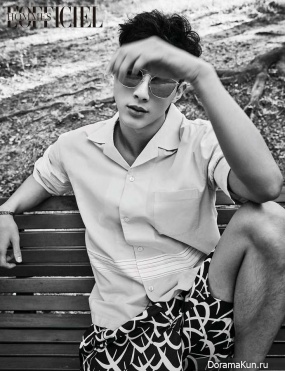 Kim Ji Soo для L'Officiel Hommes June 2017