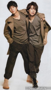 Kamenashi Kazuya, Yamashita Tomohisa для MAQUIA June 2017