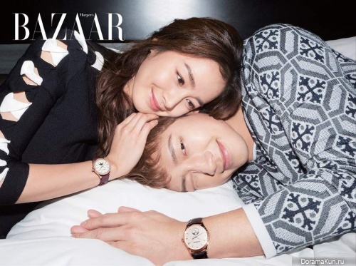 Rain, Kim Tae Hee для Harper's Bazaar 2017