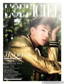 Kim Ji Soo для L'Officiel Hommes June 2017