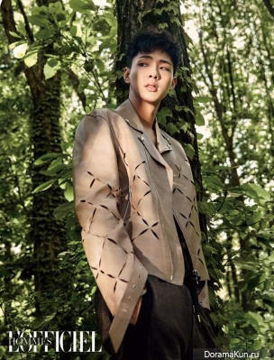 Kim Ji Soo для L'Officiel Hommes June 2017