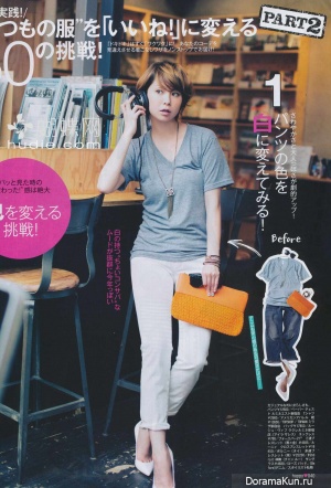 Tanaka Miho для More August 2013