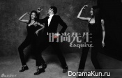 Andy Lau, Lin Chiling и Zhang Jingchu для Esquire September 2012