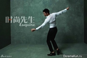 Andy Lau, Lin Chiling и Zhang Jingchu для Esquire September 2012