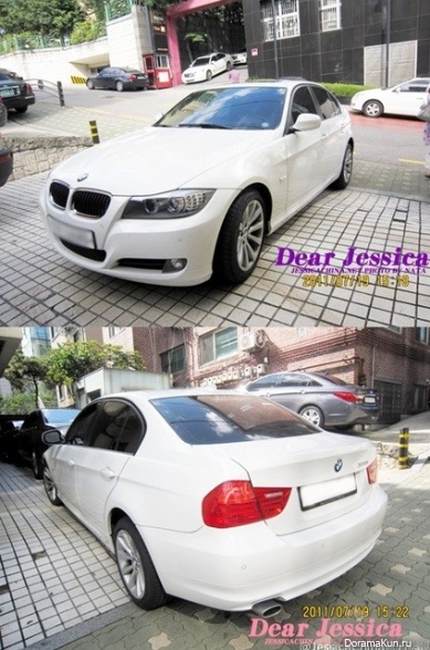 Машина Джессики из SNSD (BMW 320i): Машина Джессики из SNSD (BMW 320i):