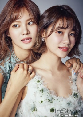 Lee Jung Shin (CNBLUE), Yuna (AOA), Kim Jae Kyung, Kim Jae Hyun для InStyle May 2017