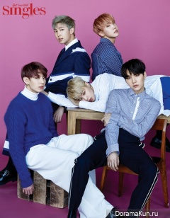 BTS для Singles January 2017