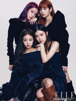 BLACKPINK для Elle August 2017 Extra