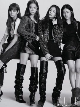 BLACKPINK для Elle August 2017 Extra